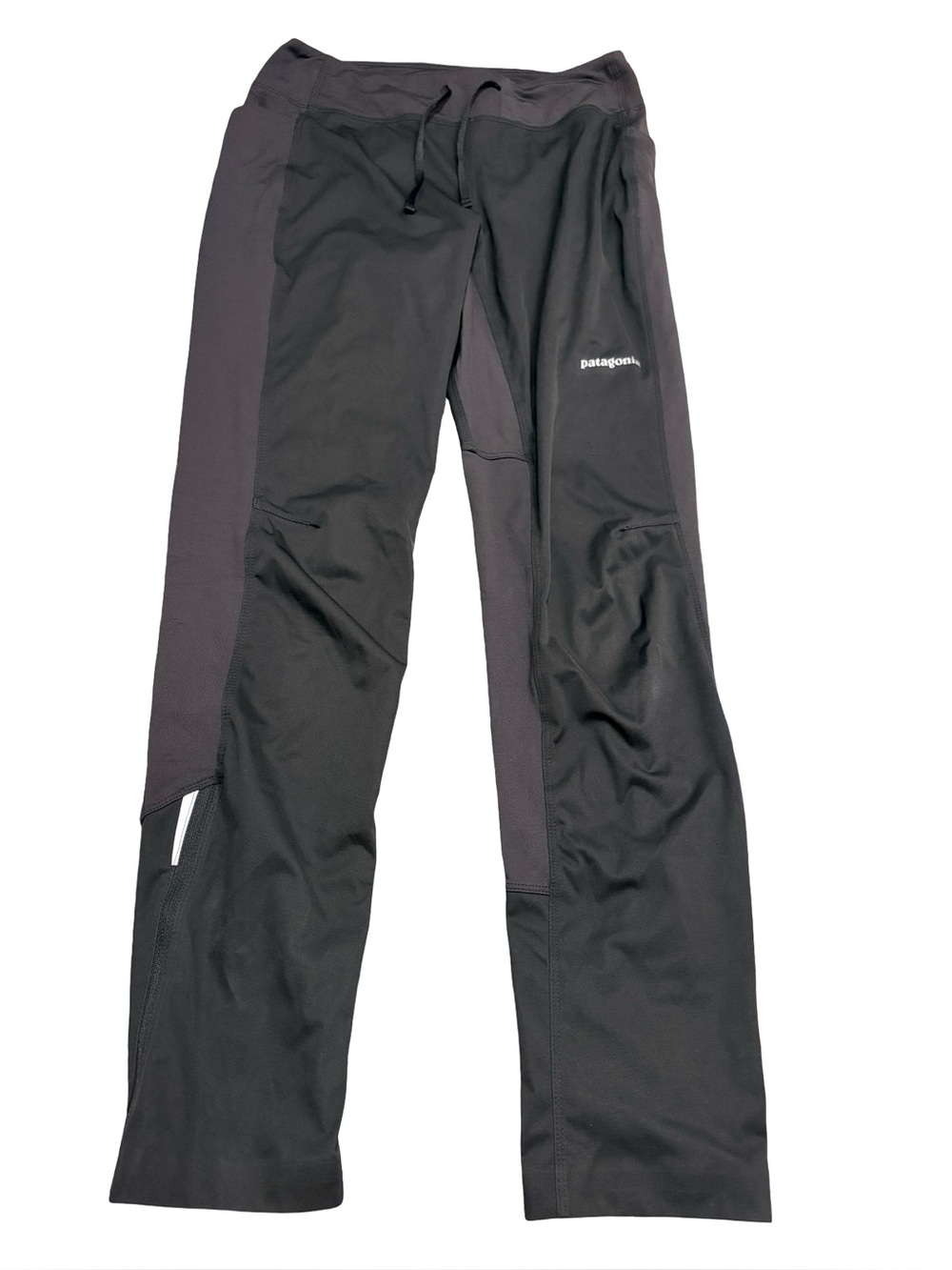 Patagonia Men's Wind Shield Hybrid Pants Black Size Small Running Outdoor